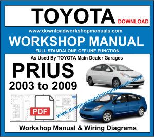 Toyota Prius Mk2 repair workshop manual